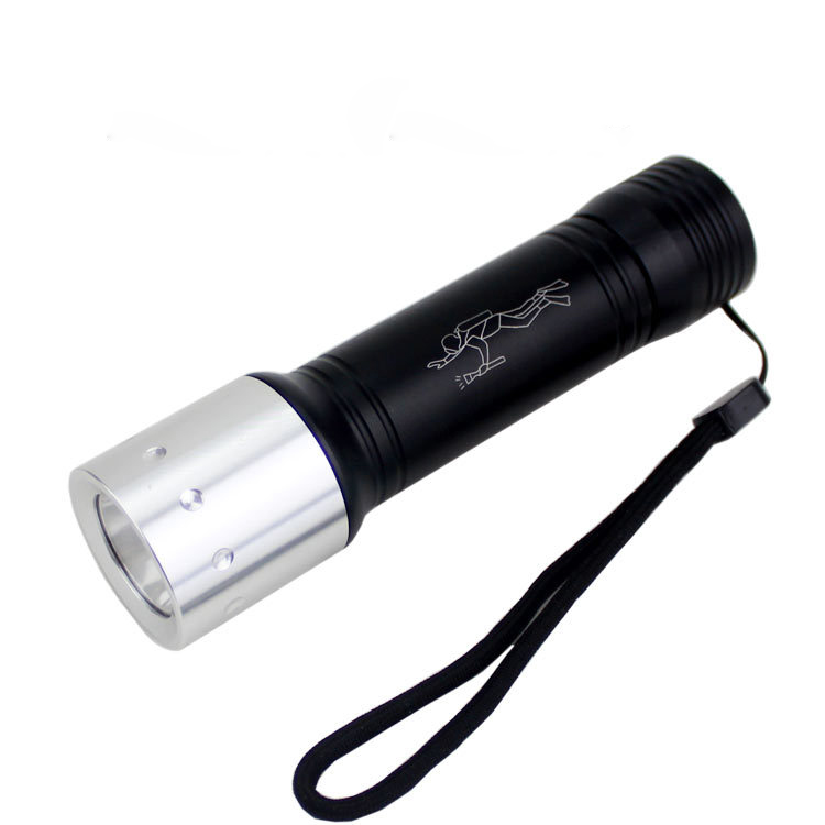 IPX7 Multi-function Waterproof T6 High Power Aluminum Underwater LED Torch Diving Flashlight