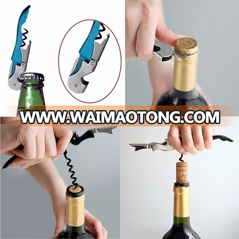 HXY Hot Selling 55g Wholesale Luxury Sea Horse Rose Gold Wine Opener