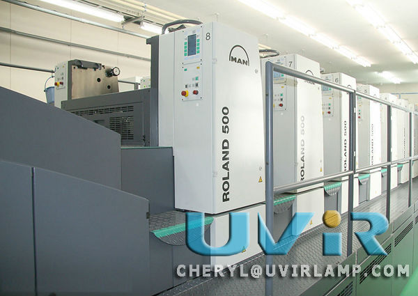 UVIR fast response medium wave IR lamp MANGX-FMW-B 415V 4200W for printing machines Grafix SHS MAN Roland 500