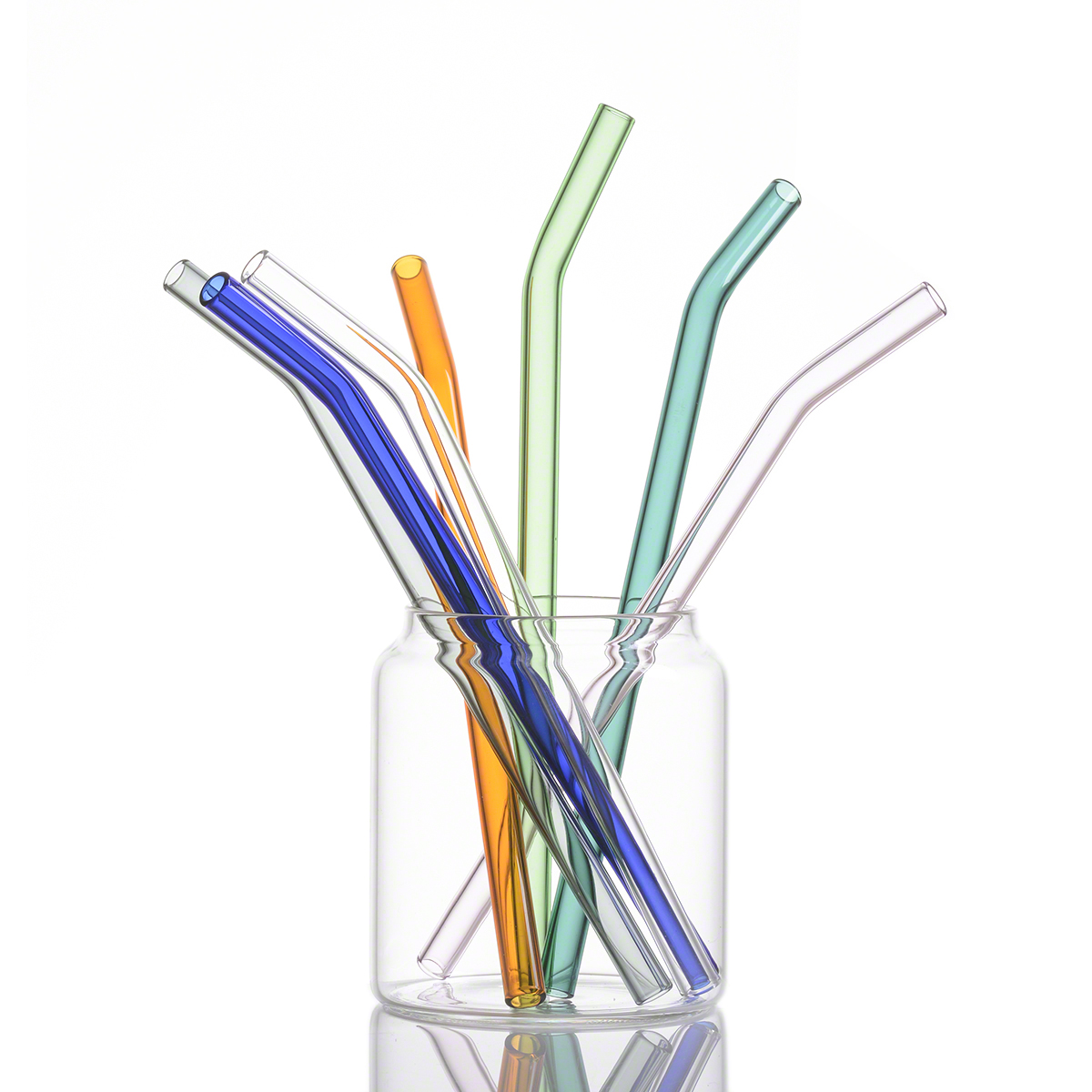 Reusable Drinking Straws Glass Straws Box  Straws Custom Logo Wholesale Glass