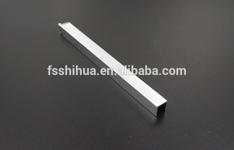 guangdong foshan aluminium open square listello trim for all tiles