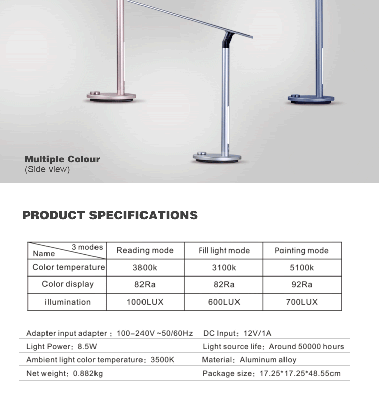 China factory design and made IPUDA Lighting student study lamp for home desk led lamp