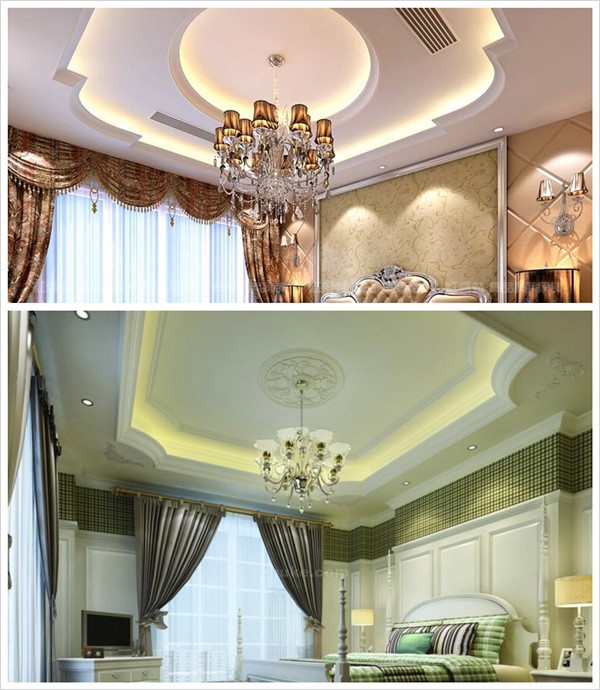 GRG Suspended False Ceiling Decoration Coving Light Moulding