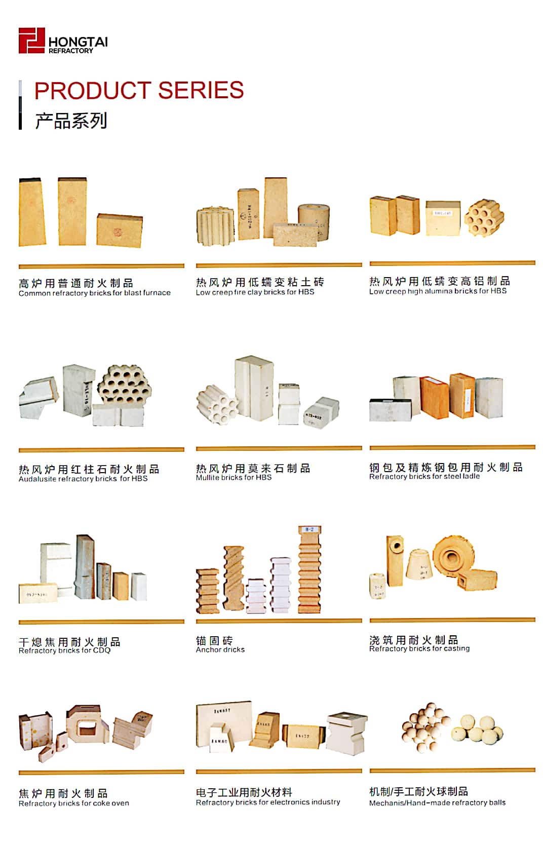 ceramic roller kiln insulation brick mullite brick with the standard size