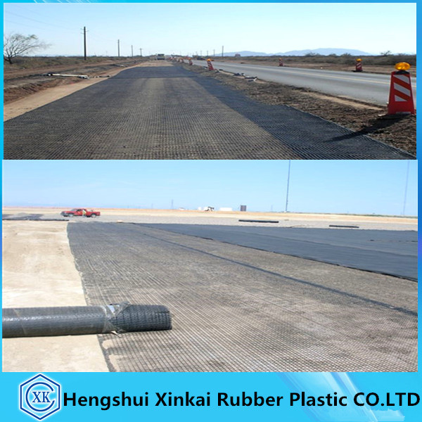 high tensile strength soft soil reinforcement fiberglass biaxial geogrid