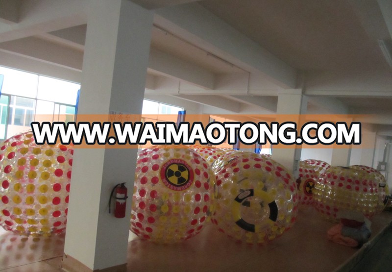 new customized  inflatable pvc rolling zorb balls for kids