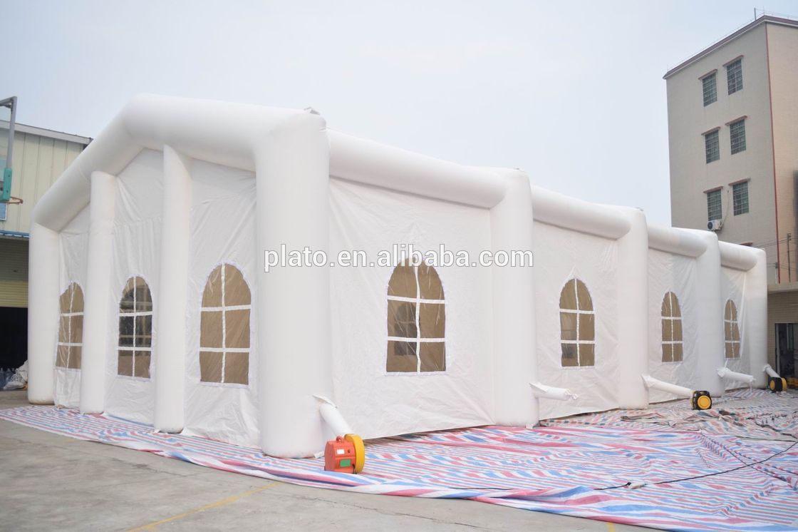 Color change lighting LED giant inflatable tent for wedding event