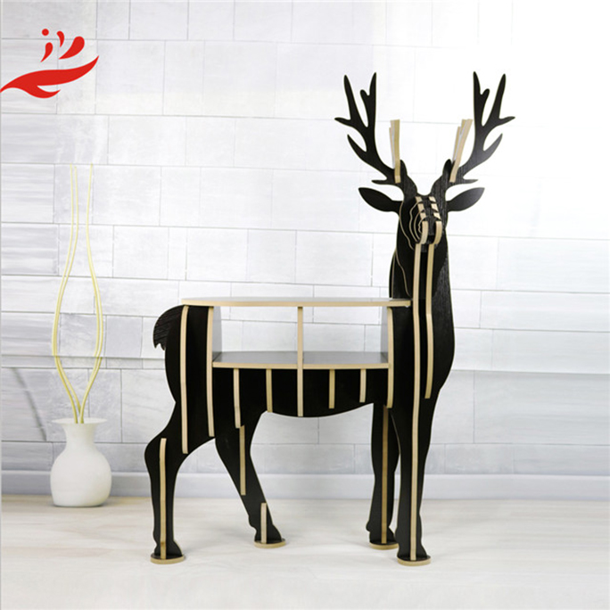 Display Creative Bookcase black musk deer