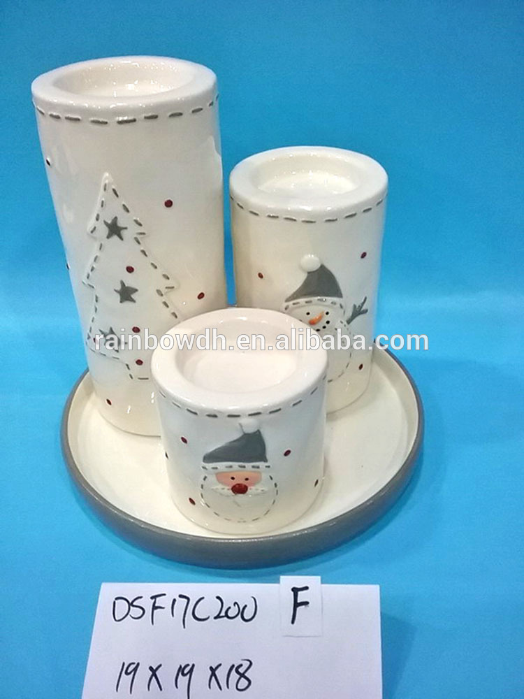 Christmas Tea Light Holder Set