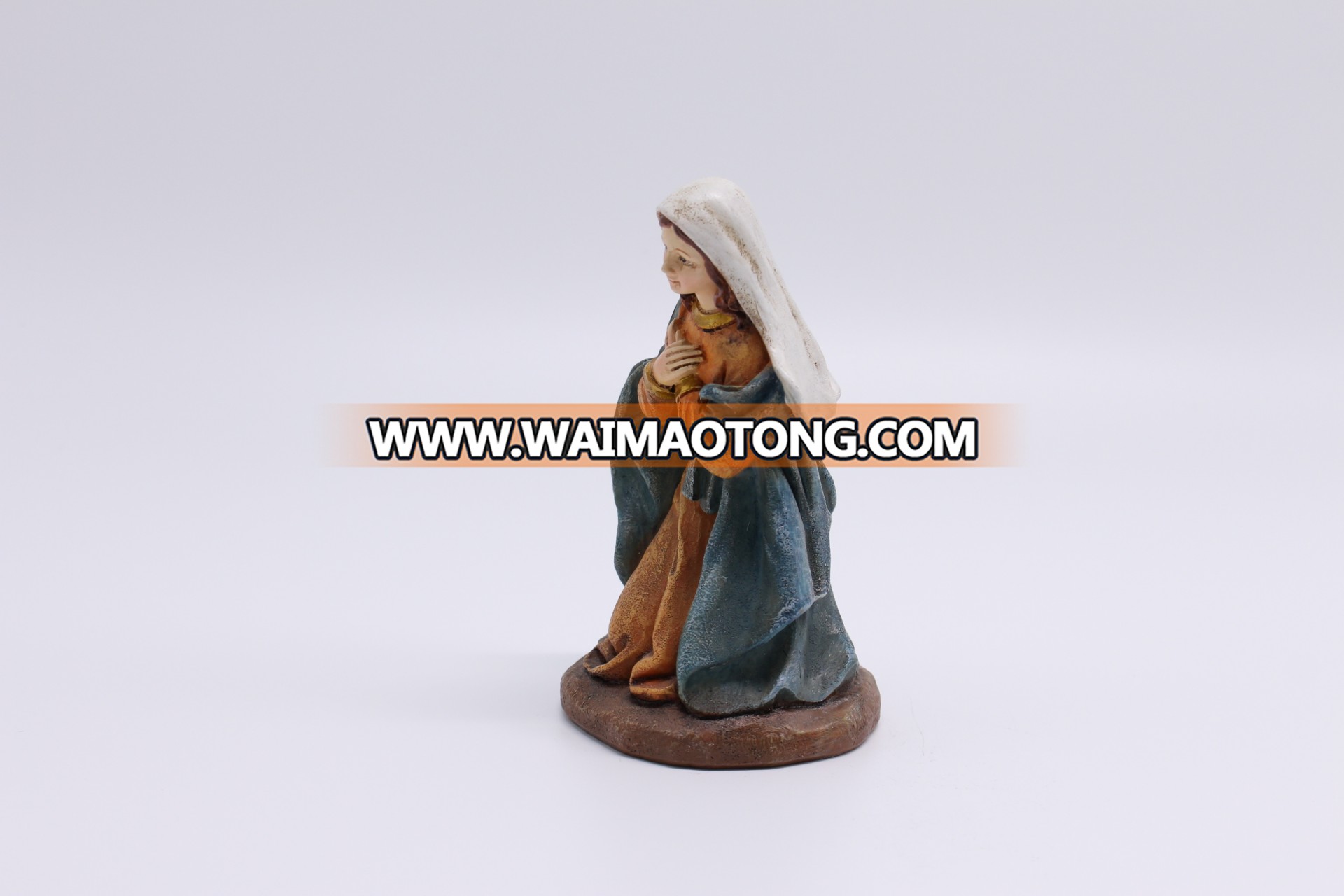 OEM catholic gift home decor souvenir gifts crafts small resin catholic religious statues christian decor figurines