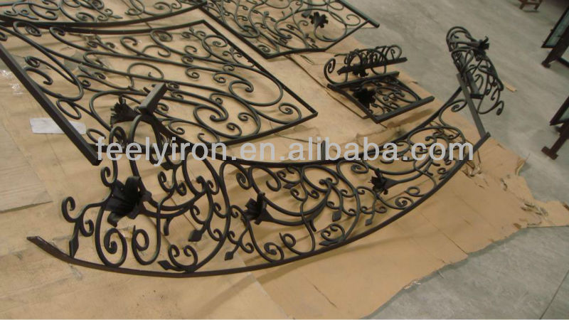 outdoor wrought iron railings