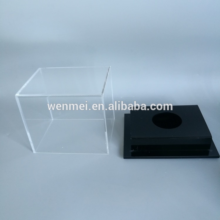 Custom Design acrylic Plexiglass Gift Box for baseball