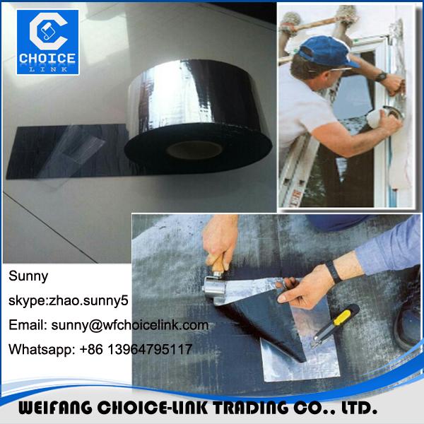 Self adhesive bitumen waterstop