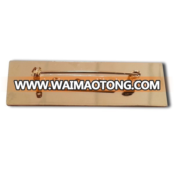 custom metal company stuff ID name badge