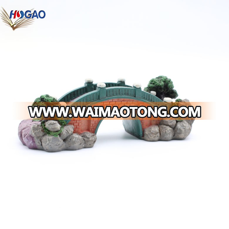 2019 creative decoration craft resin Chinese style bridge model