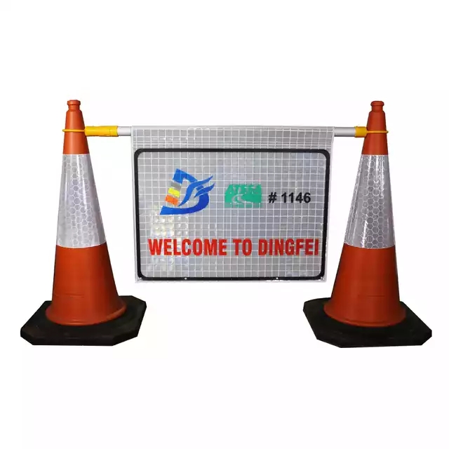 Roll Up Sign Reflective Banner for the fence and adversting