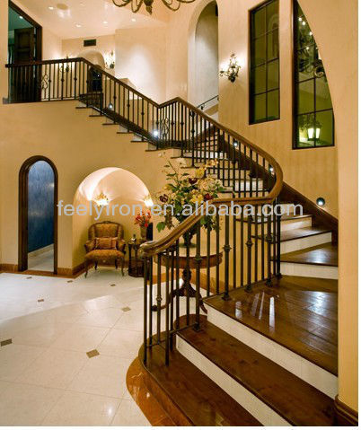 Iron spiral staircase handrail FH-007