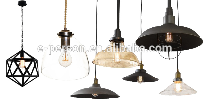 Decorative Pendant Lighting Vintage Industrial Style Lights Edison Bulb