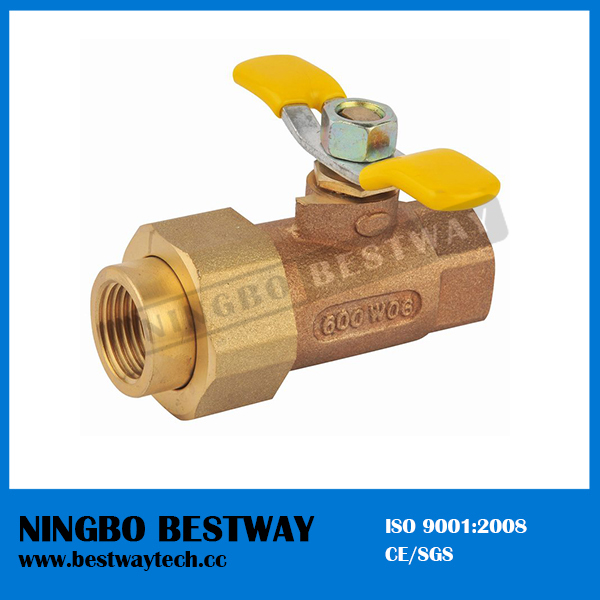 LG2/B62/C83600 full flow Bronze Ball Valve with steel handle