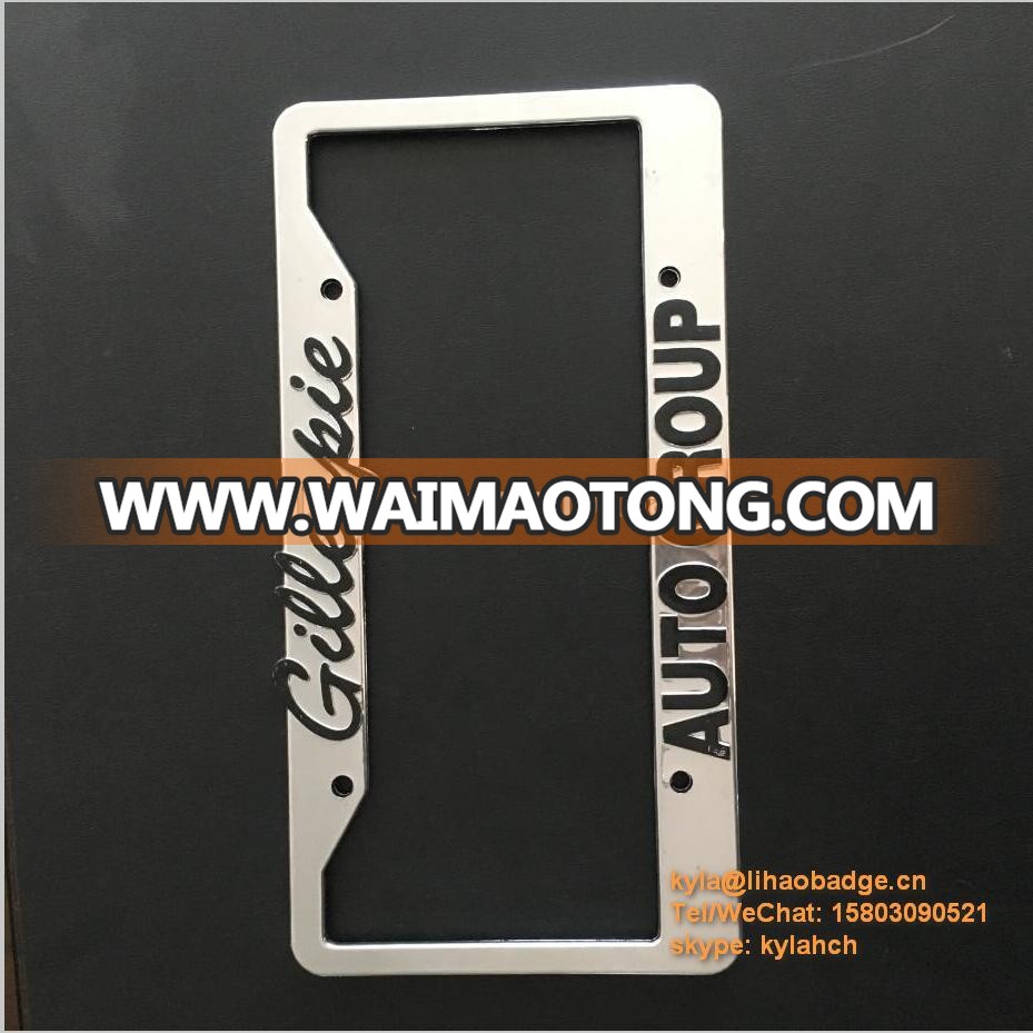 Direct factory Car license plate holder, ABS/aluminum truck number plate  frame