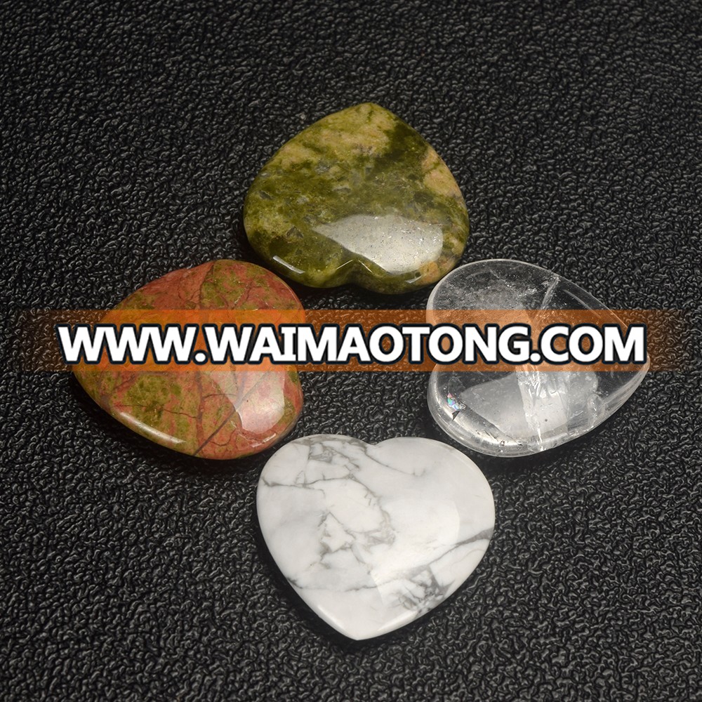 wholesale natural mixed sizes gemstones heart for sale