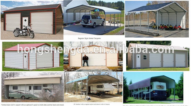 hot sale flat pack modern prefab garage