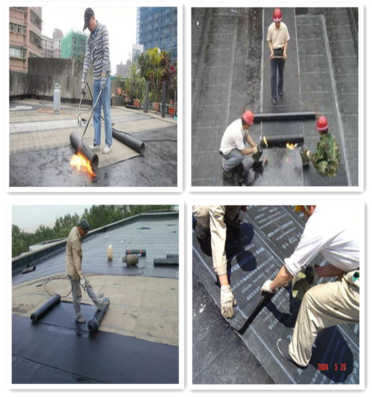 SBS modified bituminous waterproofing sheet(SBS,2mm-4mm,PE film,mineral granules,Al foil,self-adhesive)