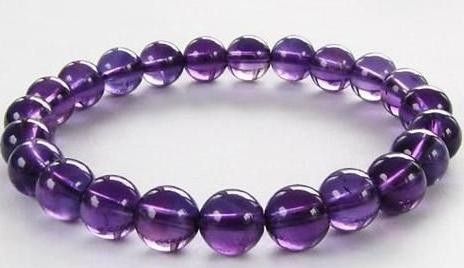 Hot sale natural amethyst bead bracelet