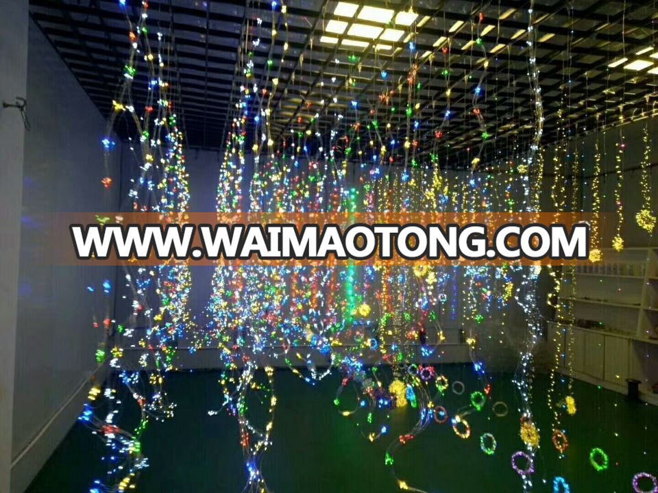 18inch Clear LED Helium Bobo Balloons with Copper LED Light Bar, String Light Creative Balloon for Birthday Wedding Christmas