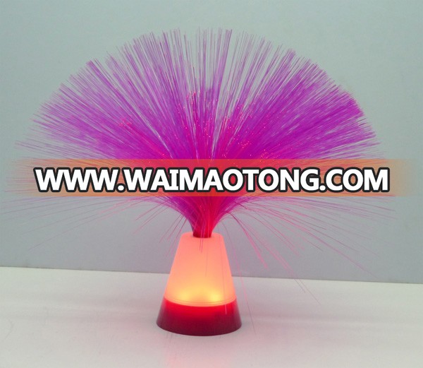 10.5" Wedding party decorative LED FIBER OPTIC color change table lamp