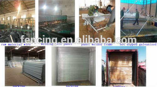 Mobile Construction Site Outdoor Fence / Temporary Welded Metal Fence Panels for Sale ( factory price)