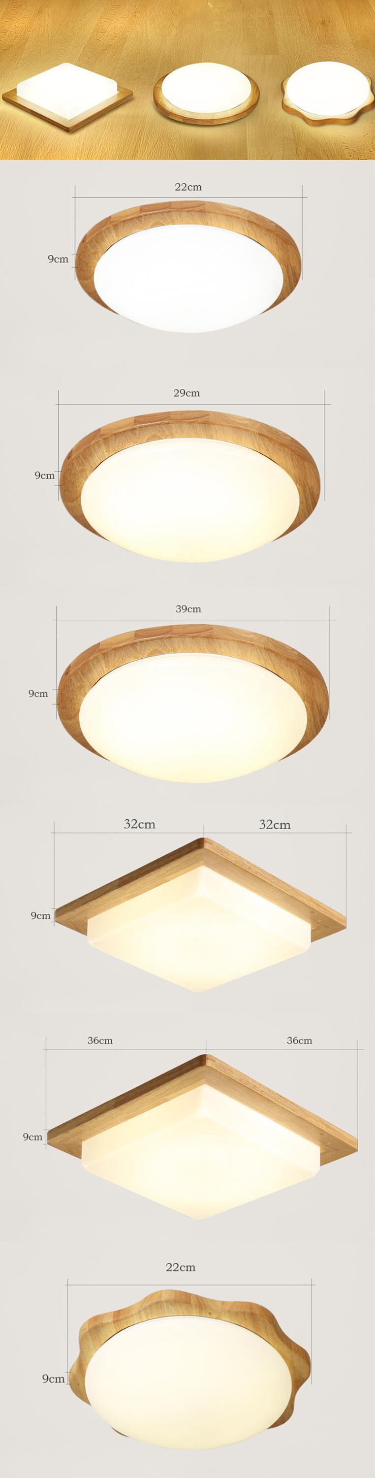 Rotatable stainless steel golde led wood ceiling lamp led celling light