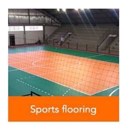 Indoor sports flooring used for badminton court flooring