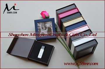 Wholesale Custom Empty Magnet USB Flash Drive Packaging Storage Gift Box