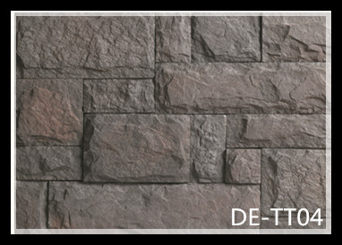 Durable grey castle exterior stone veneer