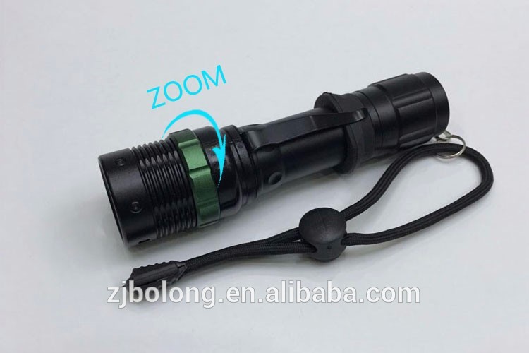 Police Zoom rechargeable flashlight