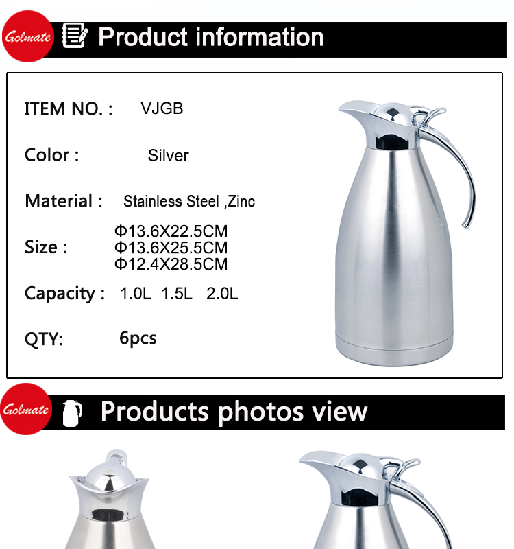 Stainless Steel Zinc Alloy Vacuum Coffee Thermos