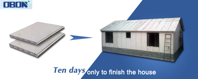 OBON cheap cement prefabricated steel warehouse for romania