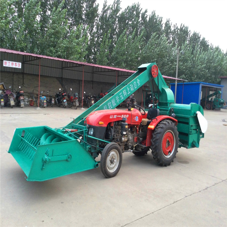 Full Automatic corn thresher with husker