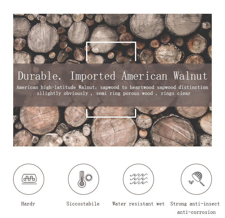 2018 hot sale American walnut multilayer engineered wooden flooring