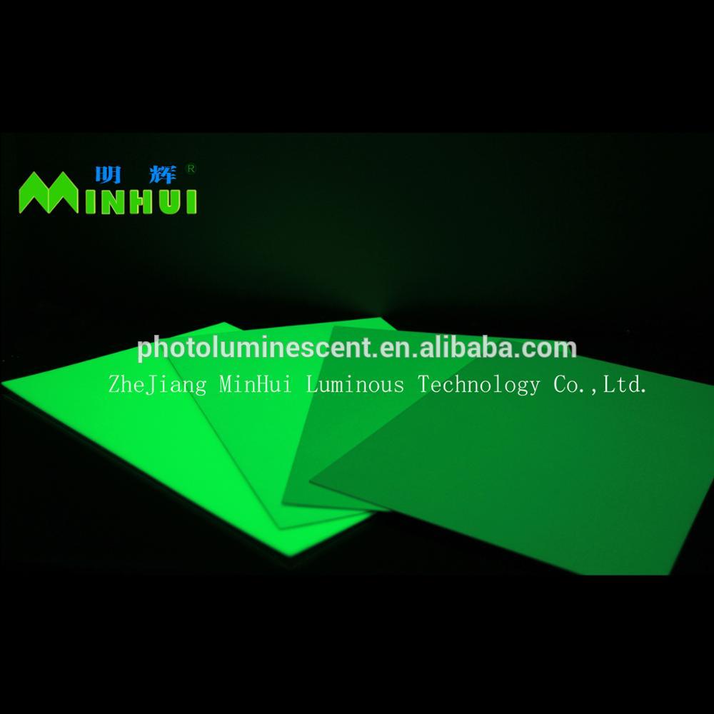 Glow In The Dark Sheet With Blue-green Color