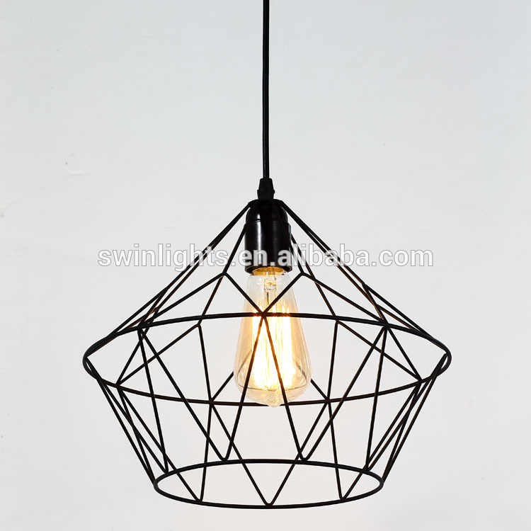 retro industrial style iron hanging loft pendant lamp for hotel house/home/coffee shop