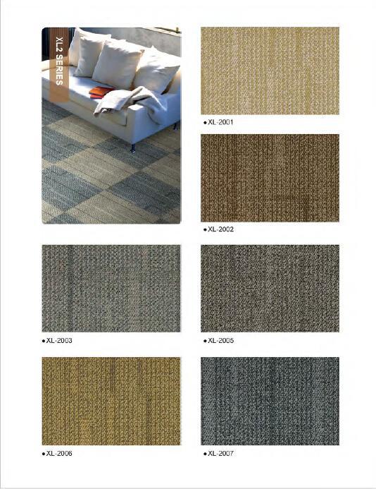 500*500mm 100% polypropylene fiber carpet with best price for office and hotel