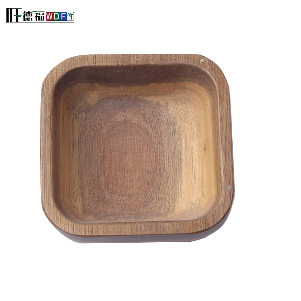 China factory price rectangle wooden bamboo tray with ISO standard