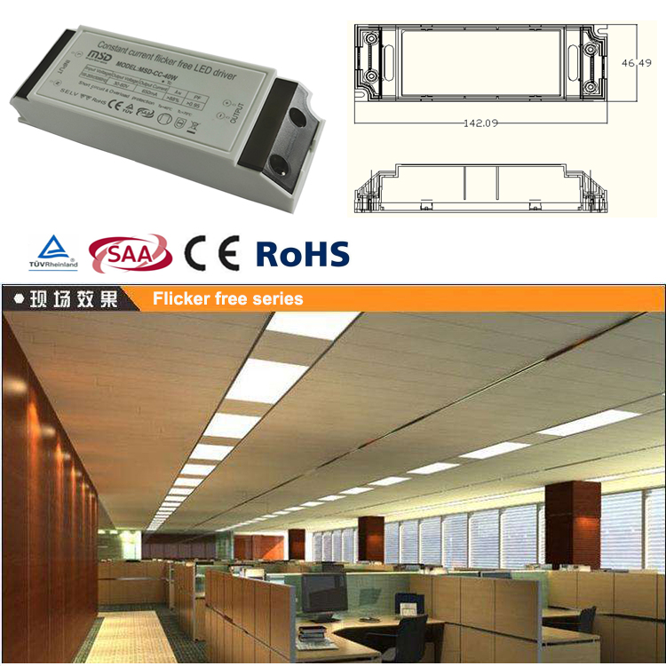 AC 100-265V DC 20-40V 250mA 400ma 500ma plastic led driver