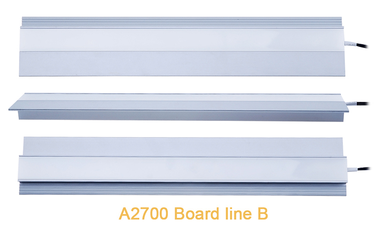 A2700 12V led cabinet light can be mounted in the wooden shelf,The length can be customized