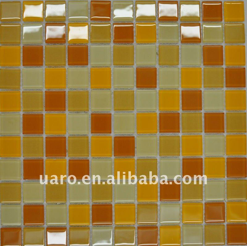 Hot sale Swimming pool Glow in the dark  crystal mosaic tile for swimming pool