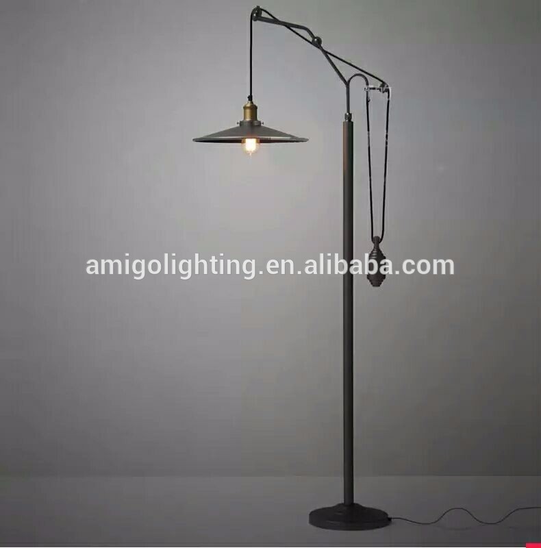 popular adjustable height vintage industrial table lamp for restaurant