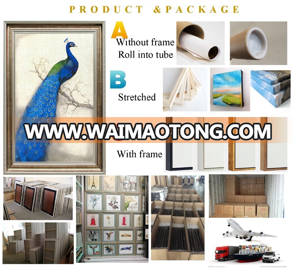 Factory direct best choice stone flower group giclee canvas printing painting