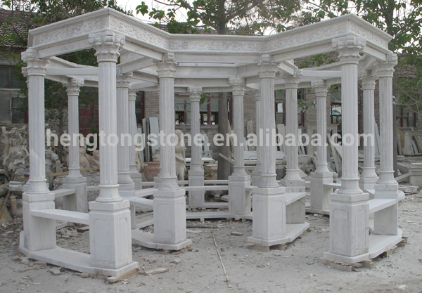 Decorative Marble Stone Garden Gazebo